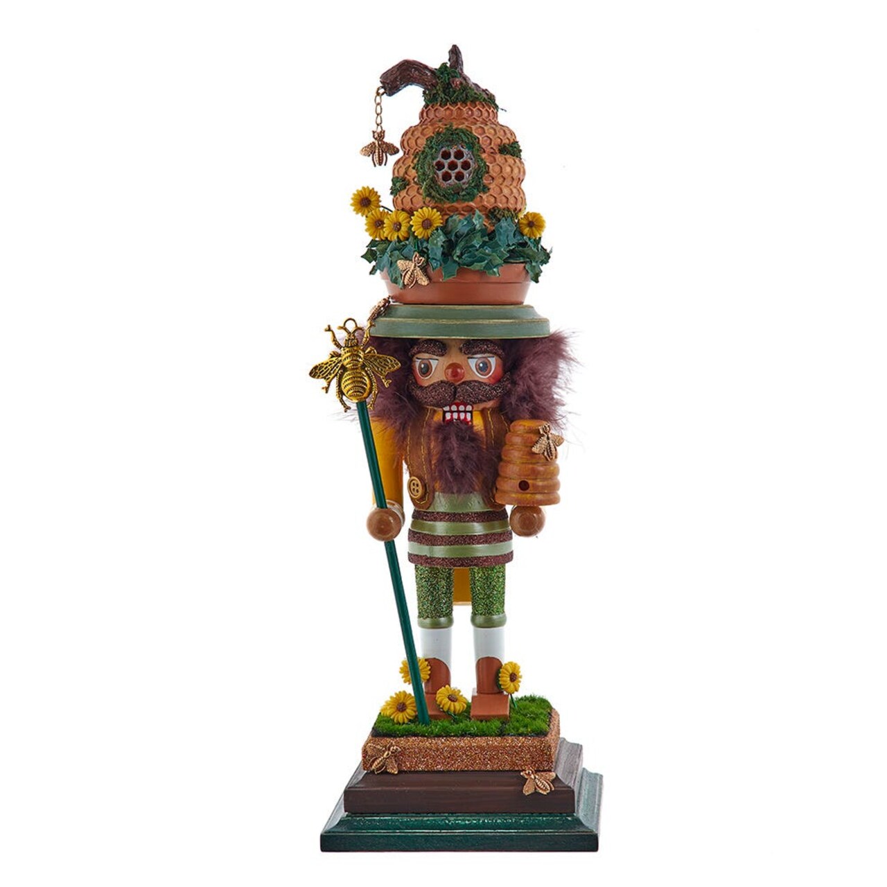 Kurt Adler 15-Inch Hollywood Nutcrackers Bee Keeper Nutcracker